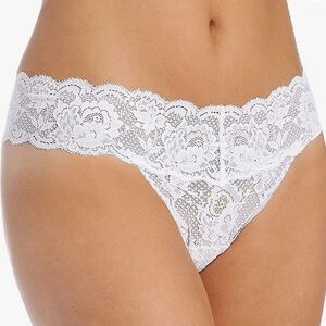 Cosabella Bootie white lace thong panty OS